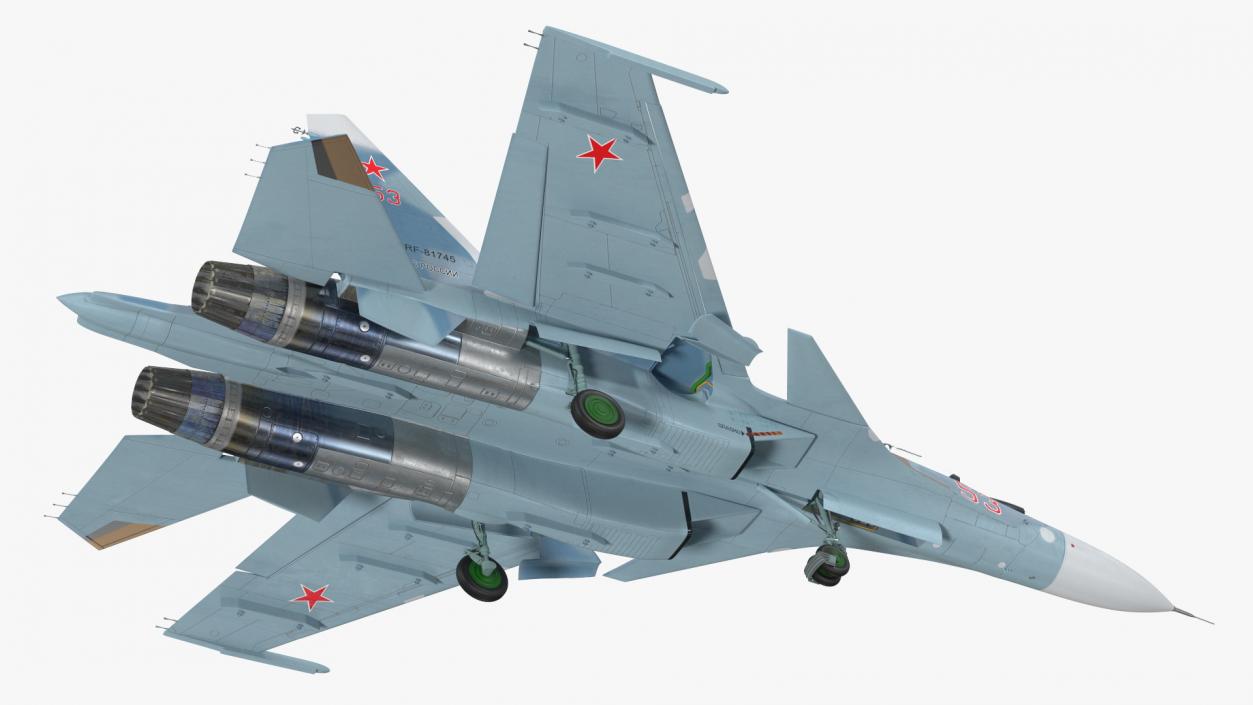 3D Su-30 Fighter model