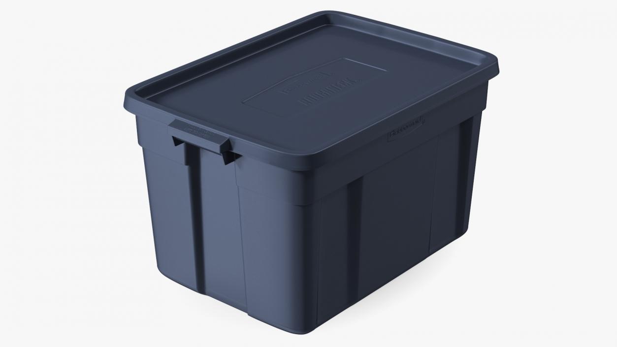 3D model Rubbermaid Polyethylene Storage Bin 25 Gallon