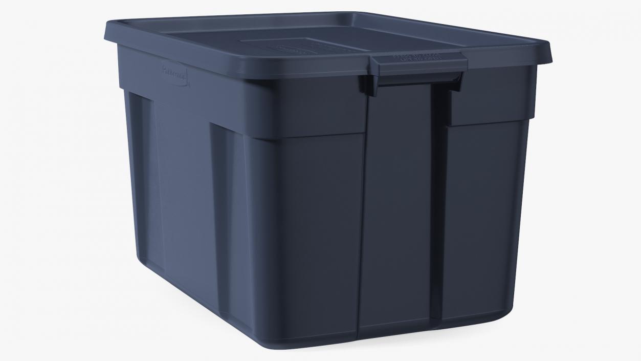 3D model Rubbermaid Polyethylene Storage Bin 25 Gallon