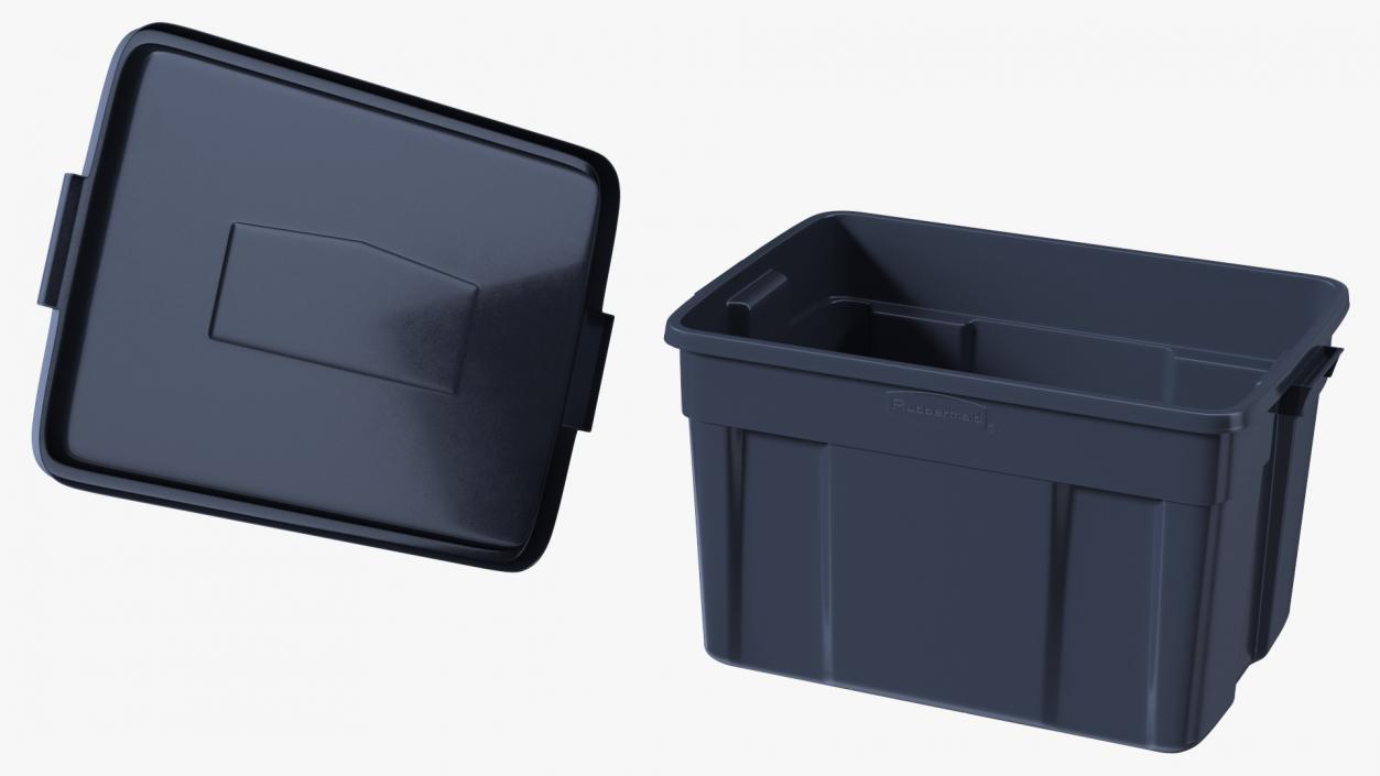 3D model Rubbermaid Polyethylene Storage Bin 25 Gallon