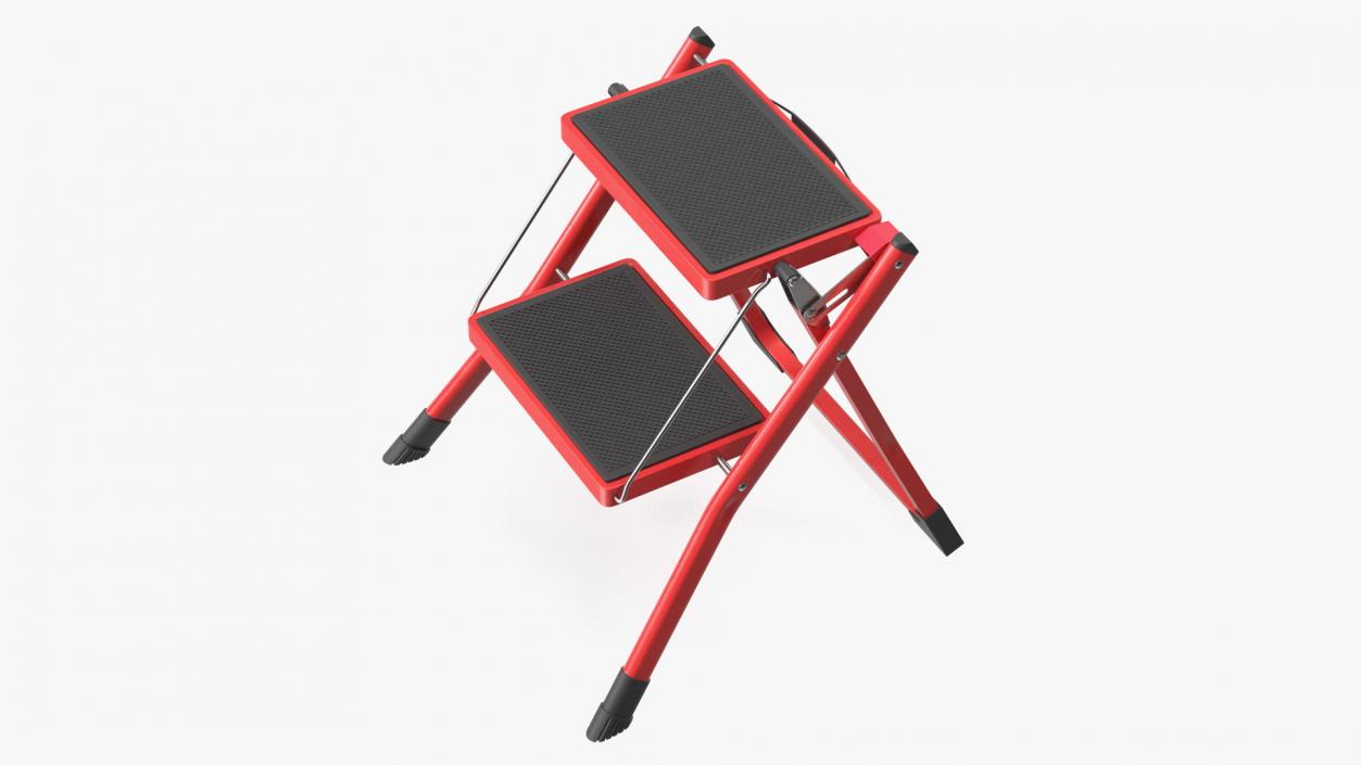 Step Stool Red 3D model