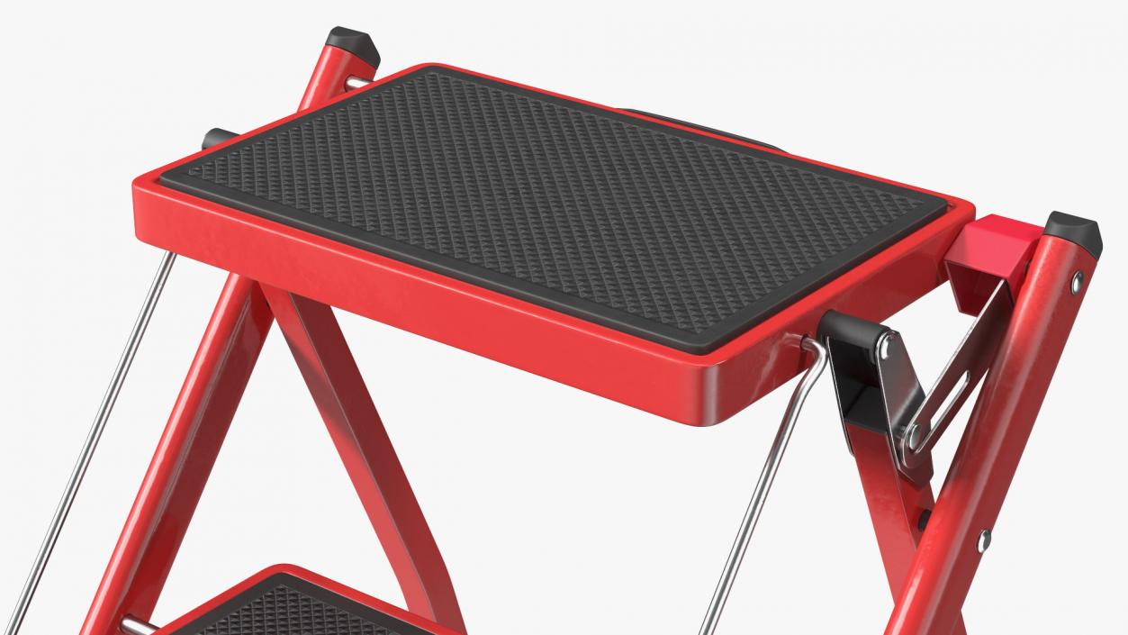 Step Stool Red 3D model