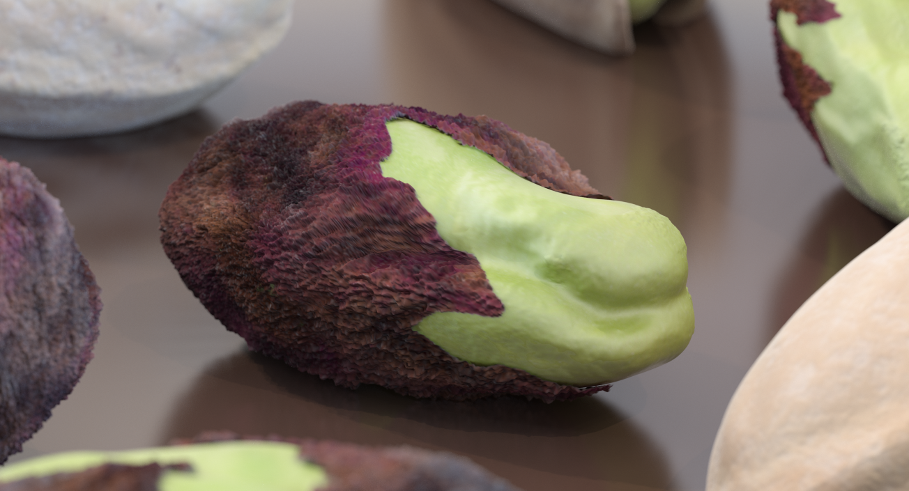 3D model Green Pistachio Seed