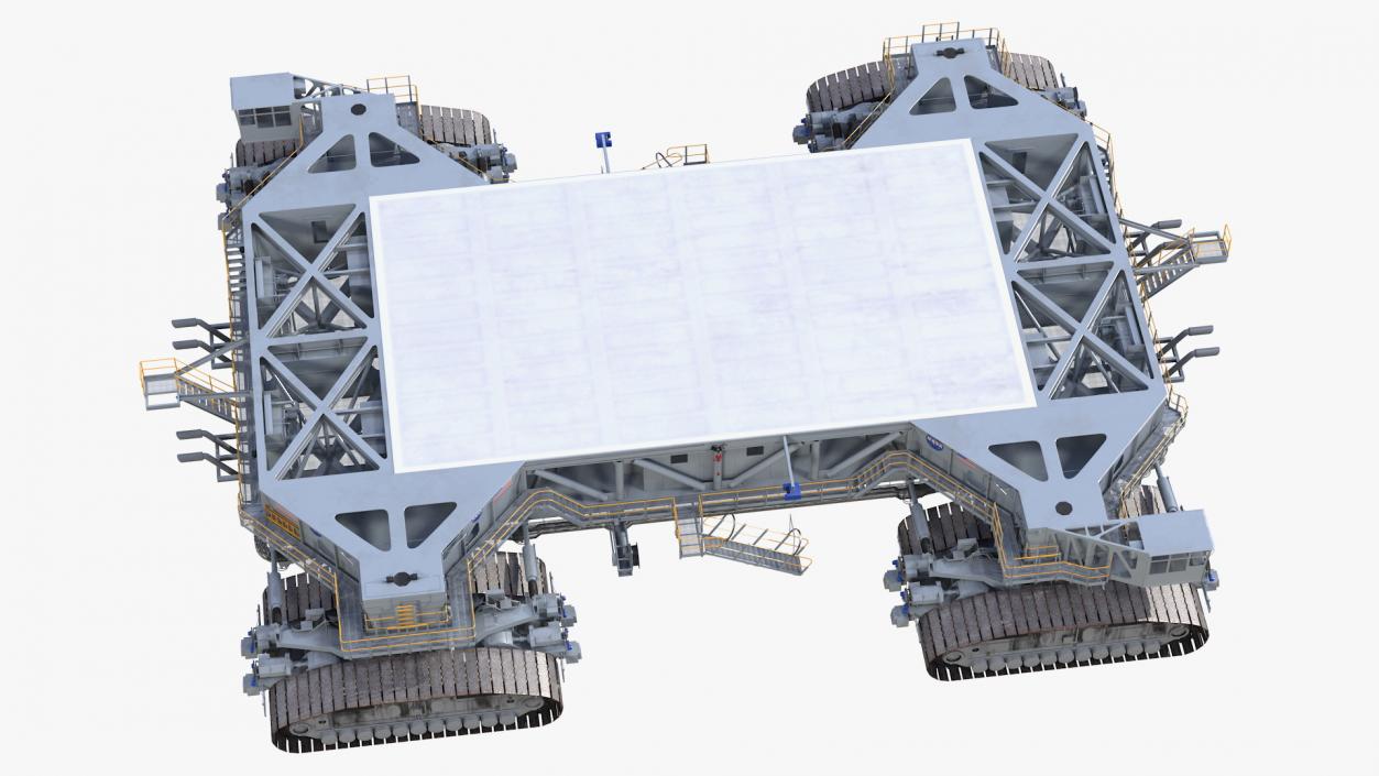 3D model NASA Missile Crawler Transporter Facilities Rigged