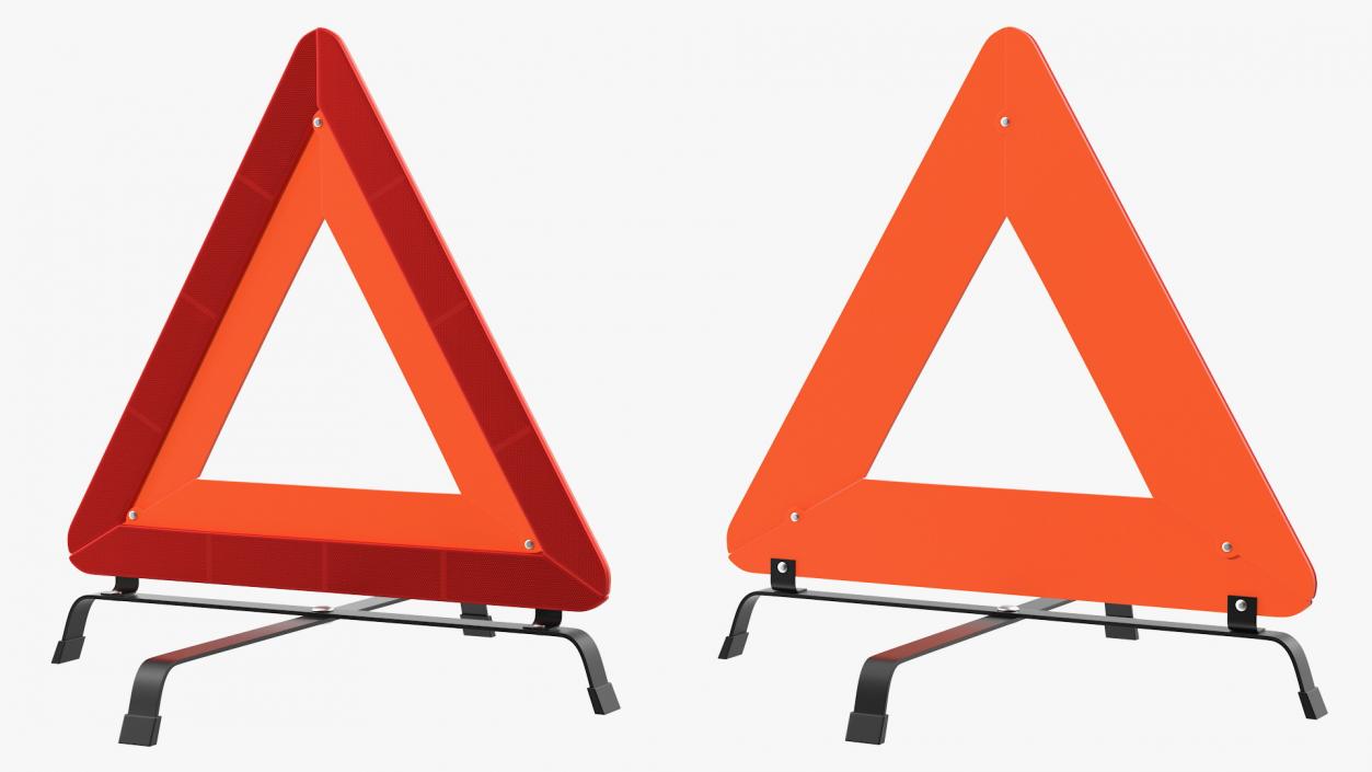 3D Emergency Warning Triangle