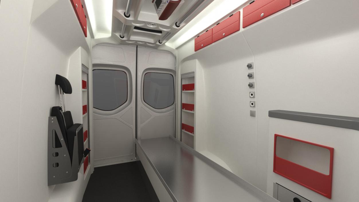 Mercedes Benz Sprinter Ambulance 3D