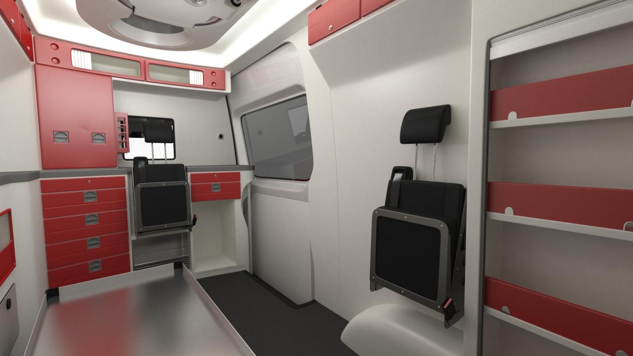 Mercedes Benz Sprinter Ambulance 3D