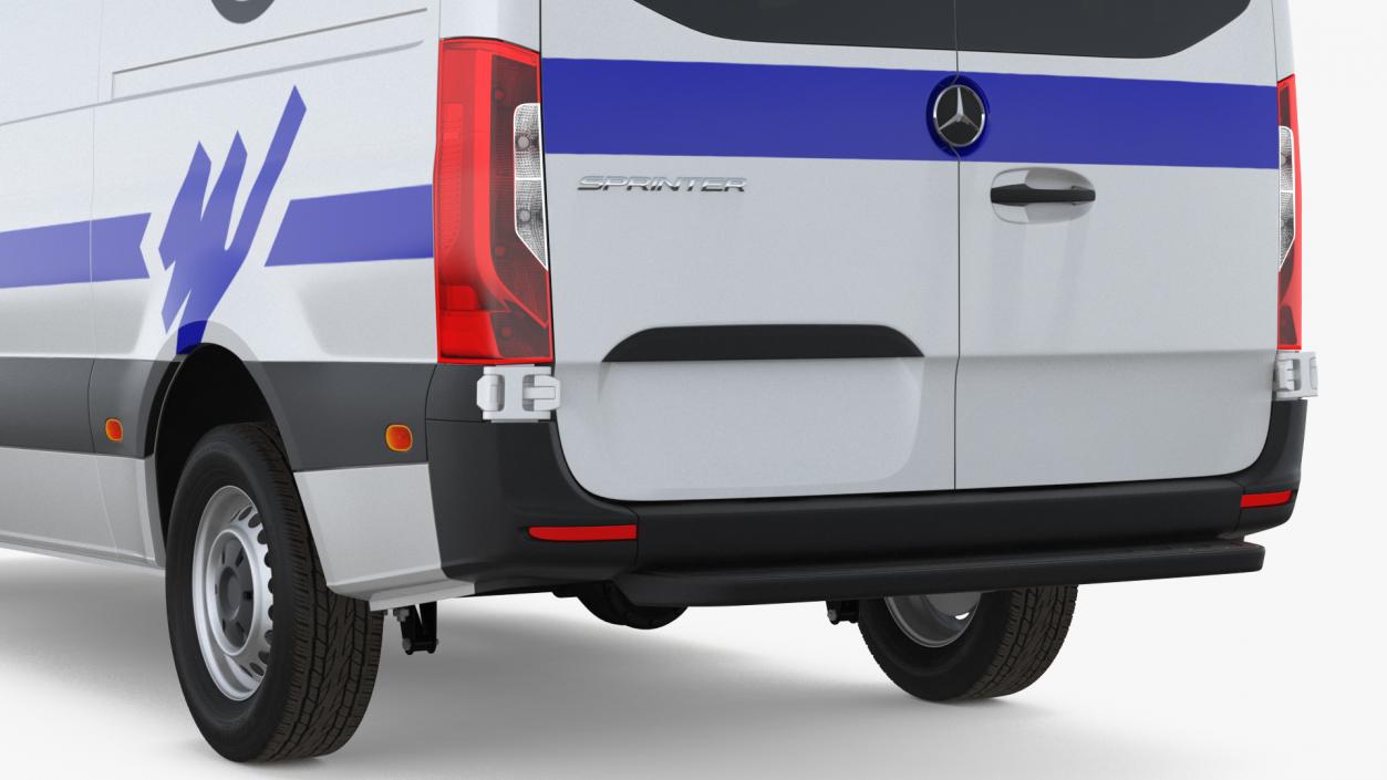 Mercedes Benz Sprinter Ambulance 3D