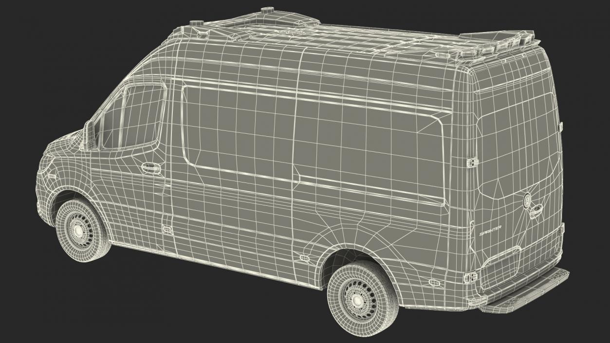 Mercedes Benz Sprinter Ambulance 3D