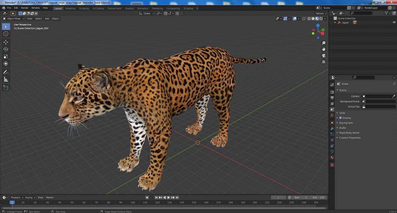 3D model Jaguar