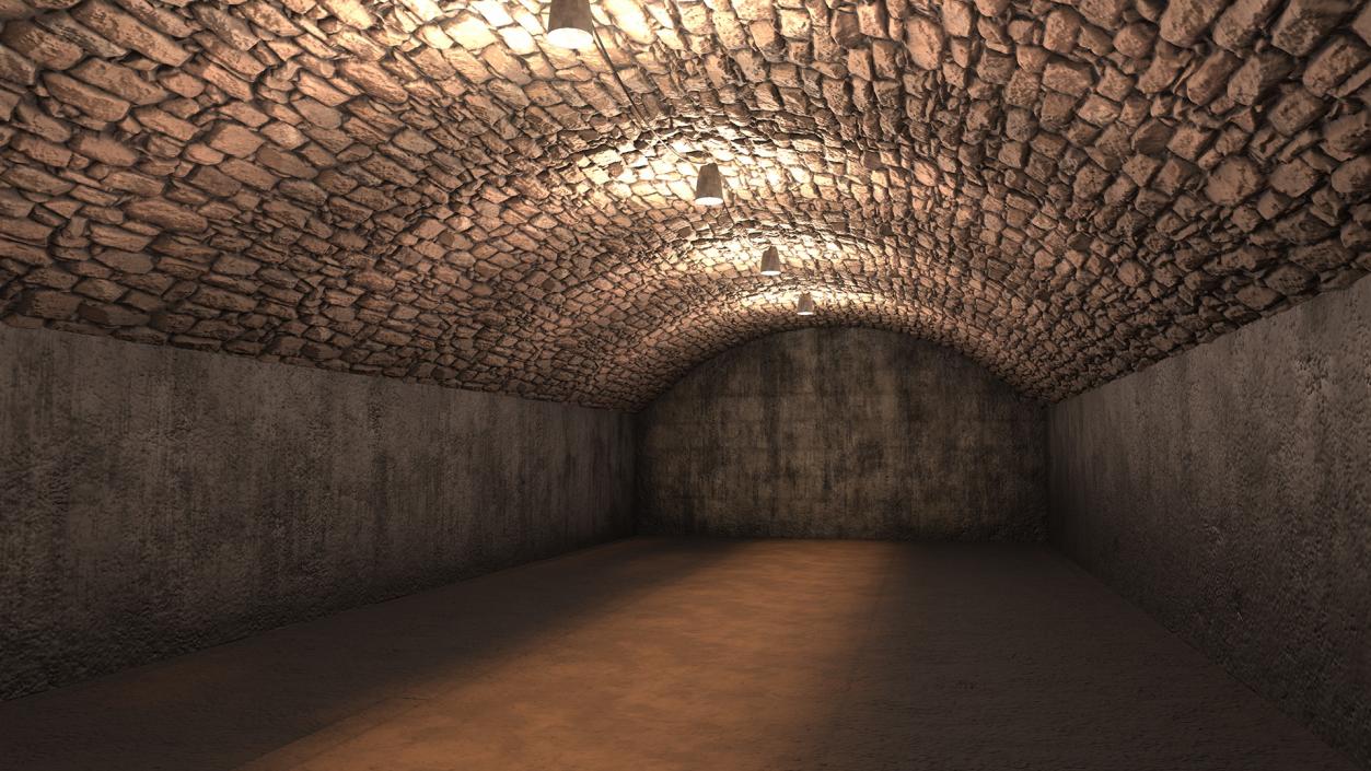 3D model Root Cellar Interior