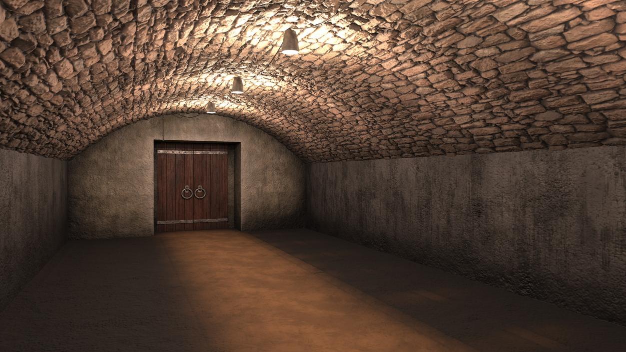 3D model Root Cellar Interior