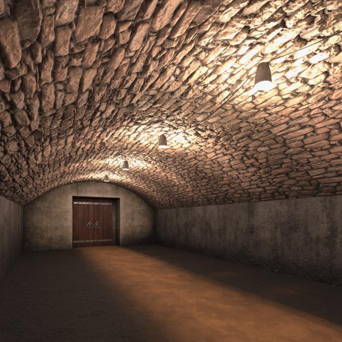 3D model Root Cellar Interior