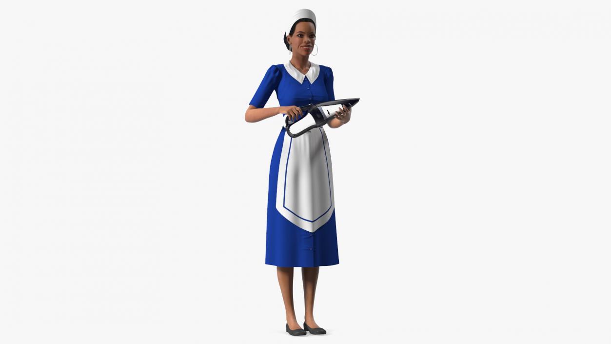 3D Rigged Housekeeping Maids Collection 2 model