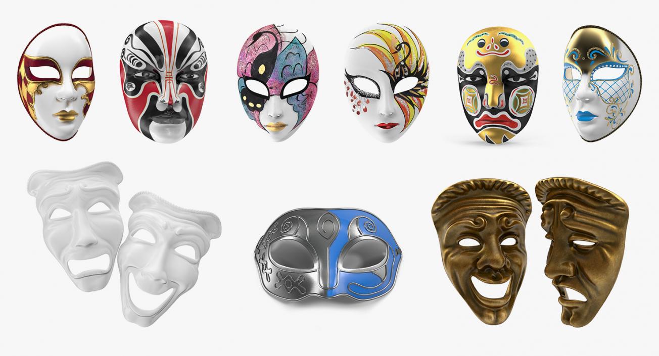 3D Masks Collection 2 model