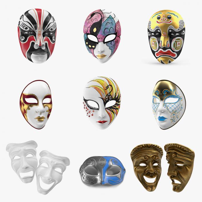 3D Masks Collection 2 model