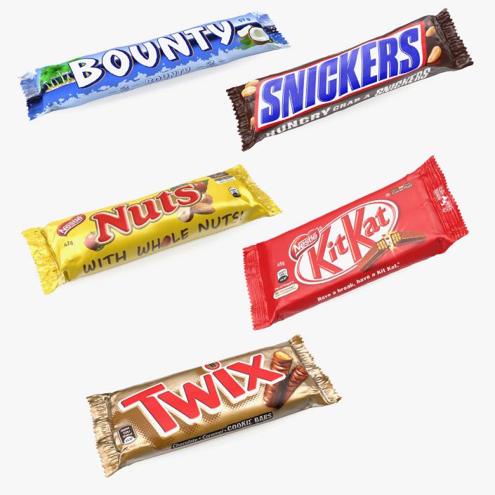 3D model Chocolate Bars Collection