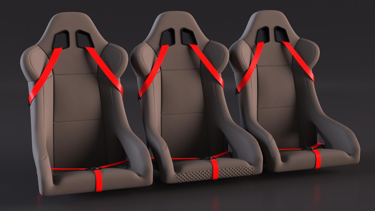 3D Racing Car Seats