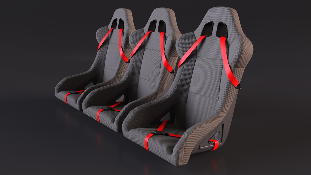 3D Racing Car Seats