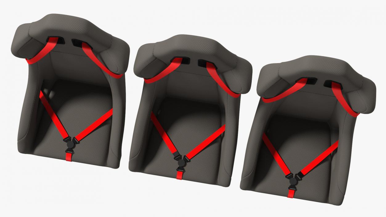 3D Racing Car Seats