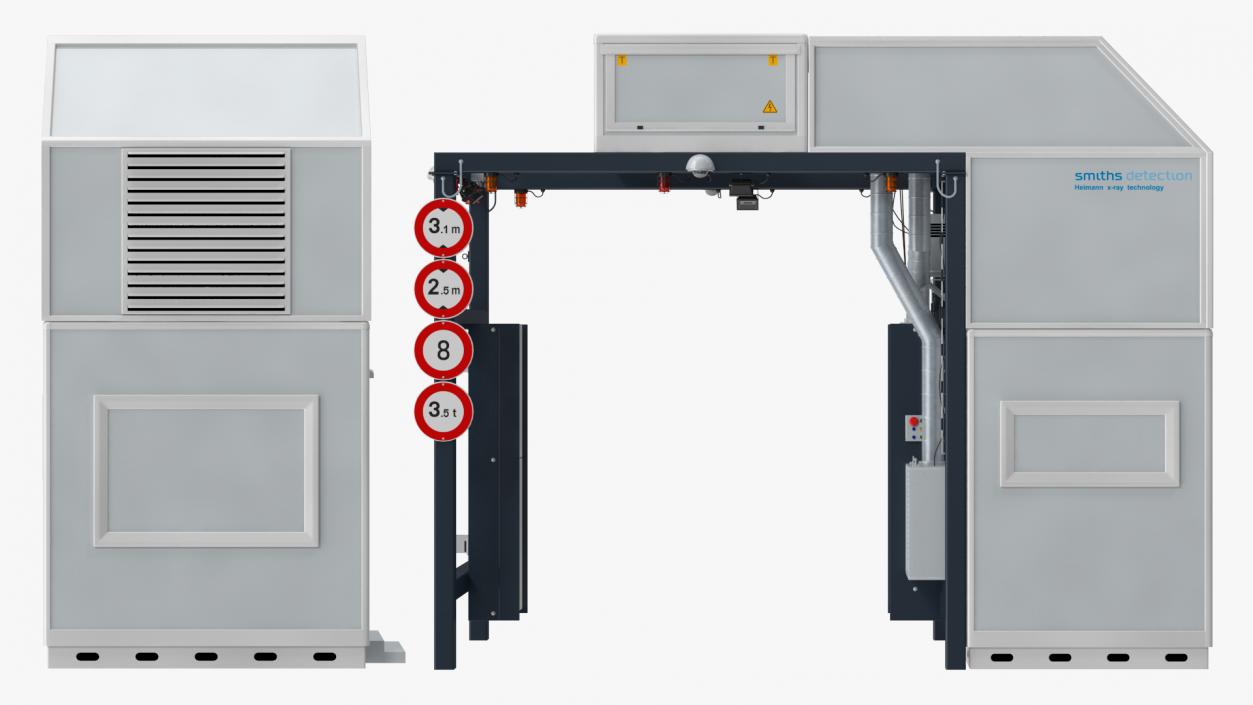 Smith Detection CIP 300 Compact Vehicle Inspection System 3D