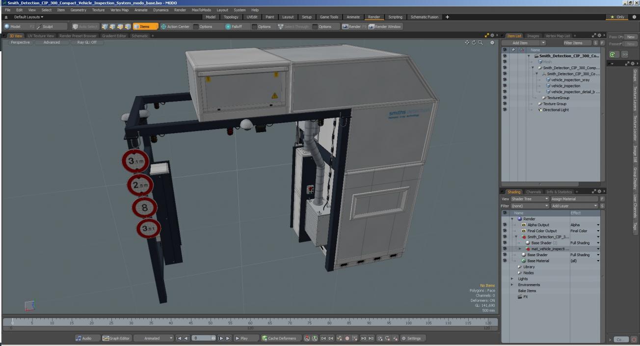 Smith Detection CIP 300 Compact Vehicle Inspection System 3D