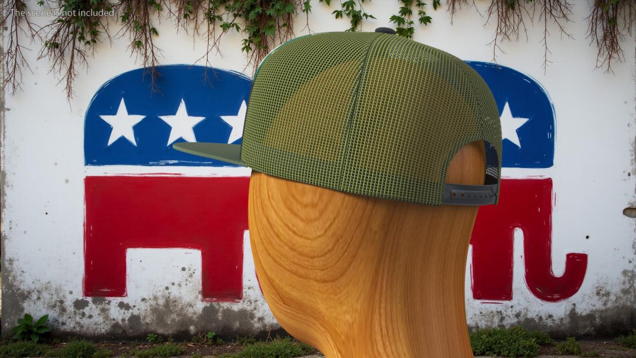 3D Camouflage Cap with Republican Badge