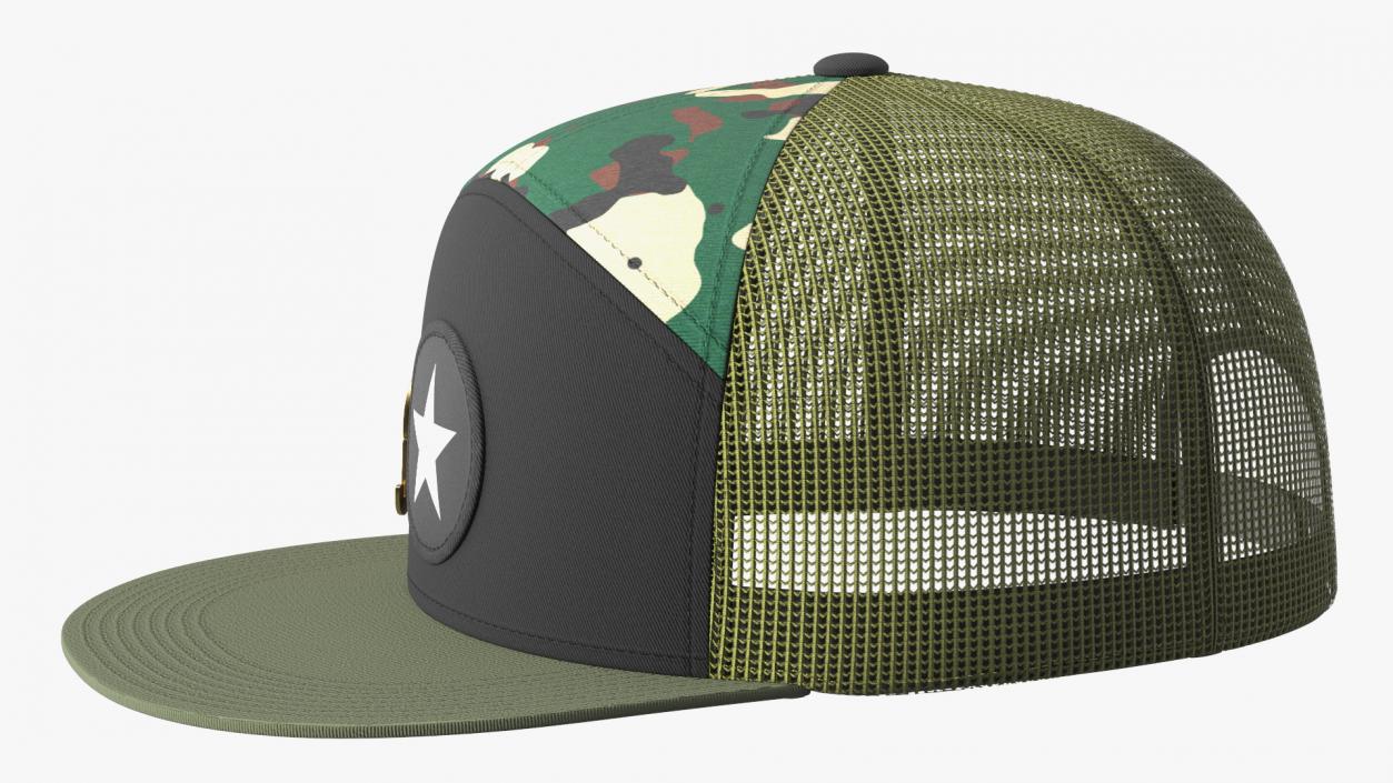 3D Camouflage Cap with Republican Badge