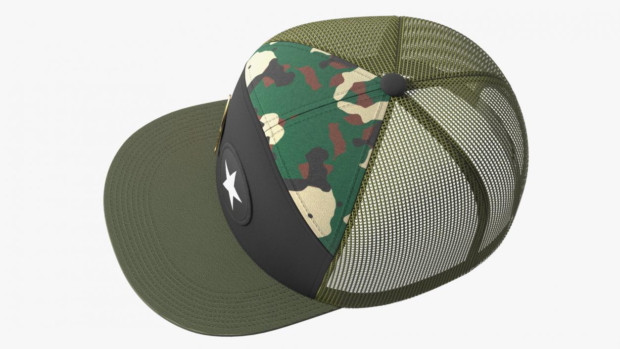 3D Camouflage Cap with Republican Badge