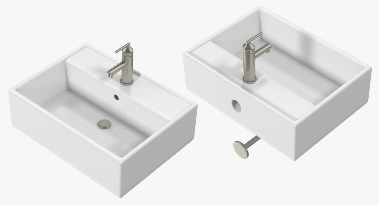 3D model Bathroom Vessel Sink