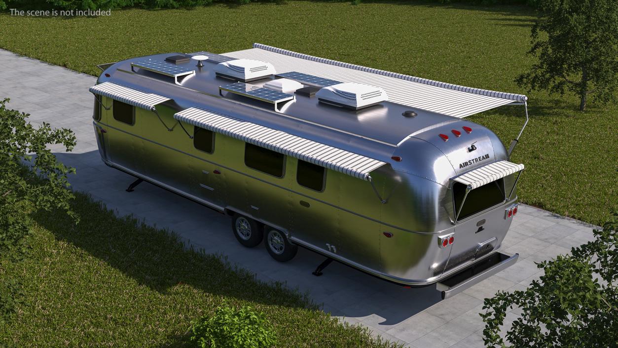 Airstream Classic 33FB Travel Trailer 3D