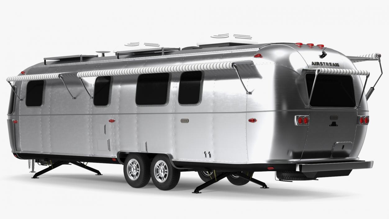 Airstream Classic 33FB Travel Trailer 3D