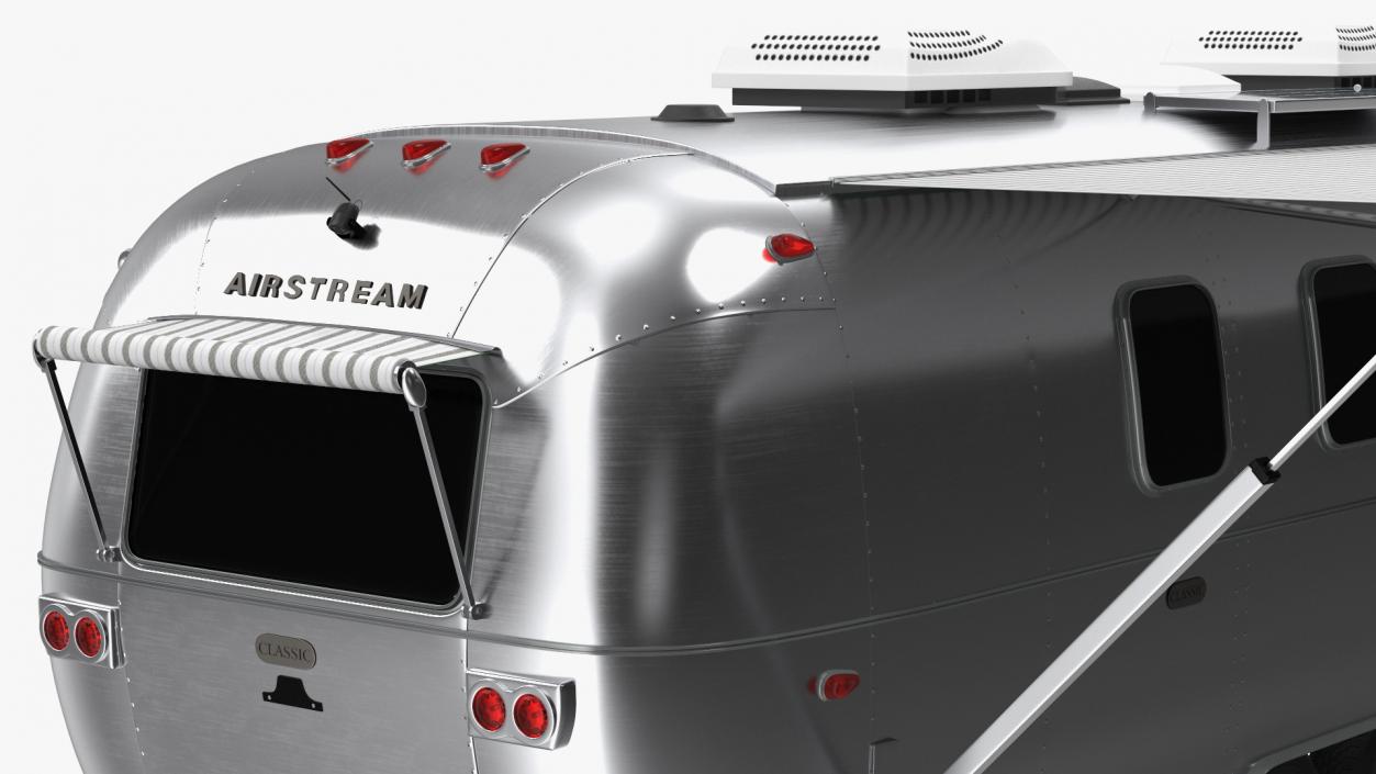 Airstream Classic 33FB Travel Trailer 3D