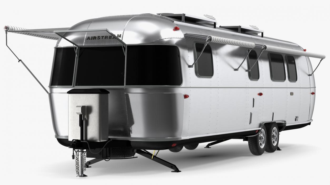 Airstream Classic 33FB Travel Trailer 3D