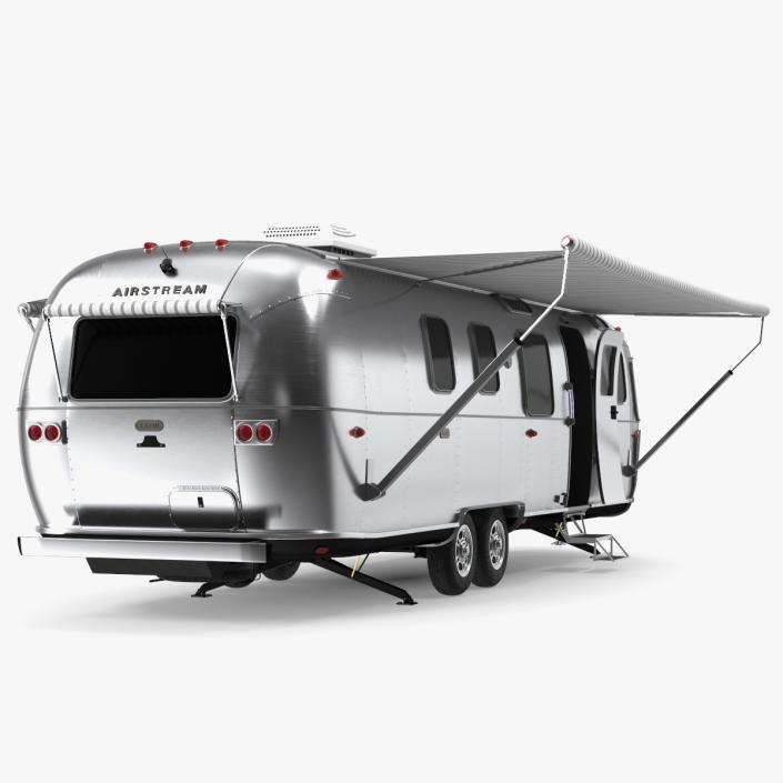 Airstream Classic 33FB Travel Trailer 3D