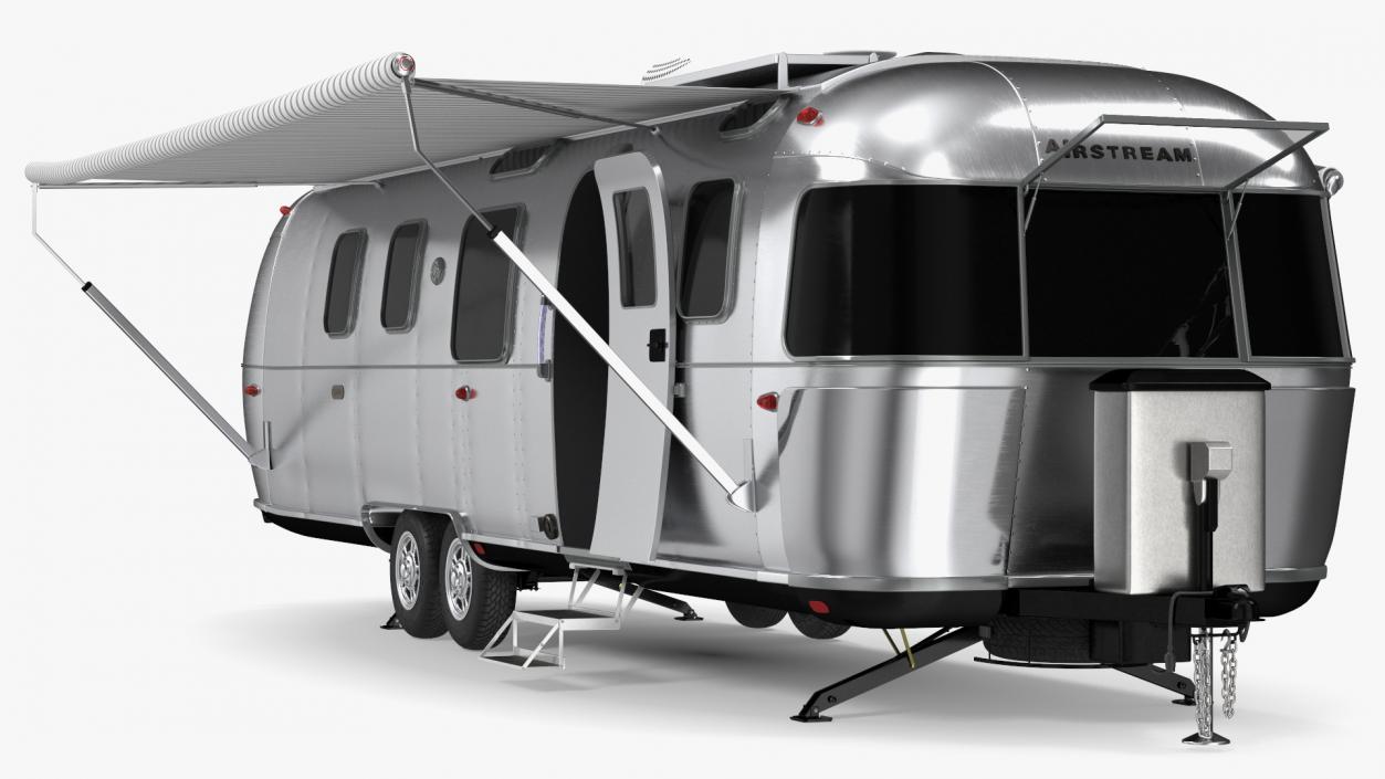 Airstream Classic 33FB Travel Trailer 3D