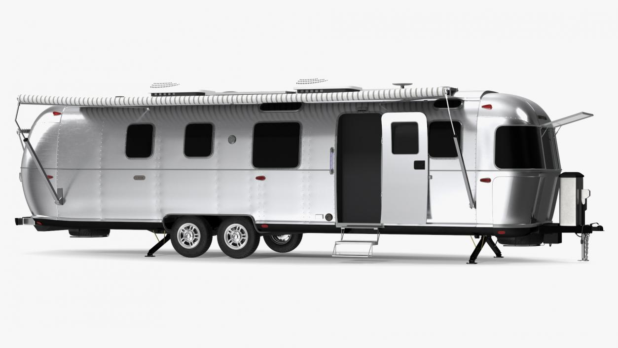 Airstream Classic 33FB Travel Trailer 3D