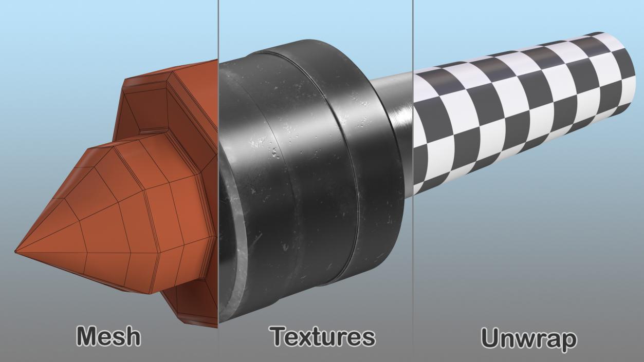 MT2 Live Center Morse Taper 3D