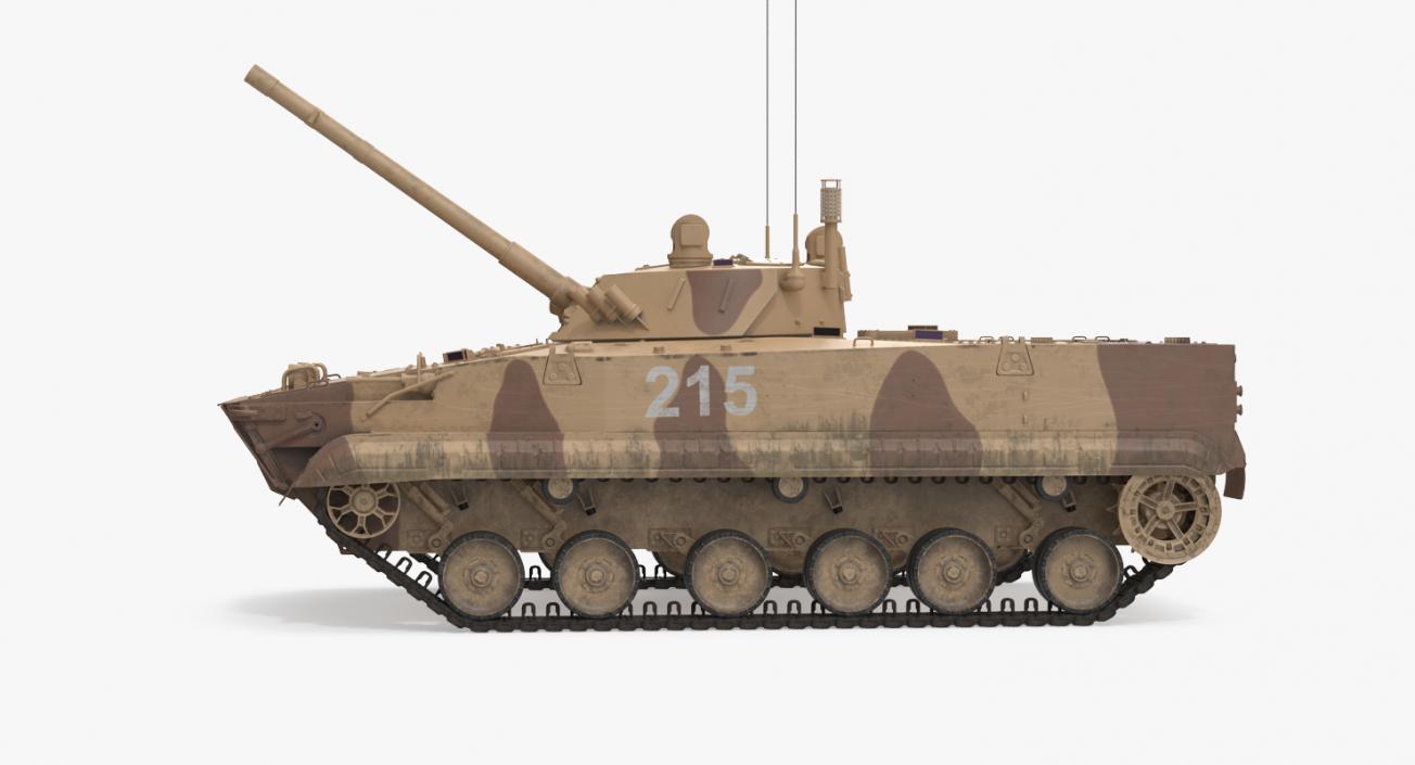 3D Light Tank BMP-3 Desert model