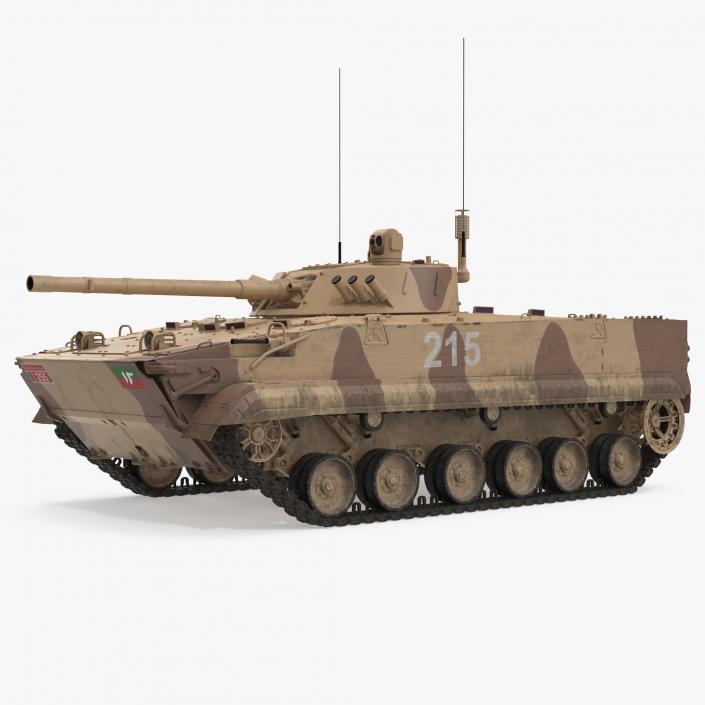 3D Light Tank BMP-3 Desert model