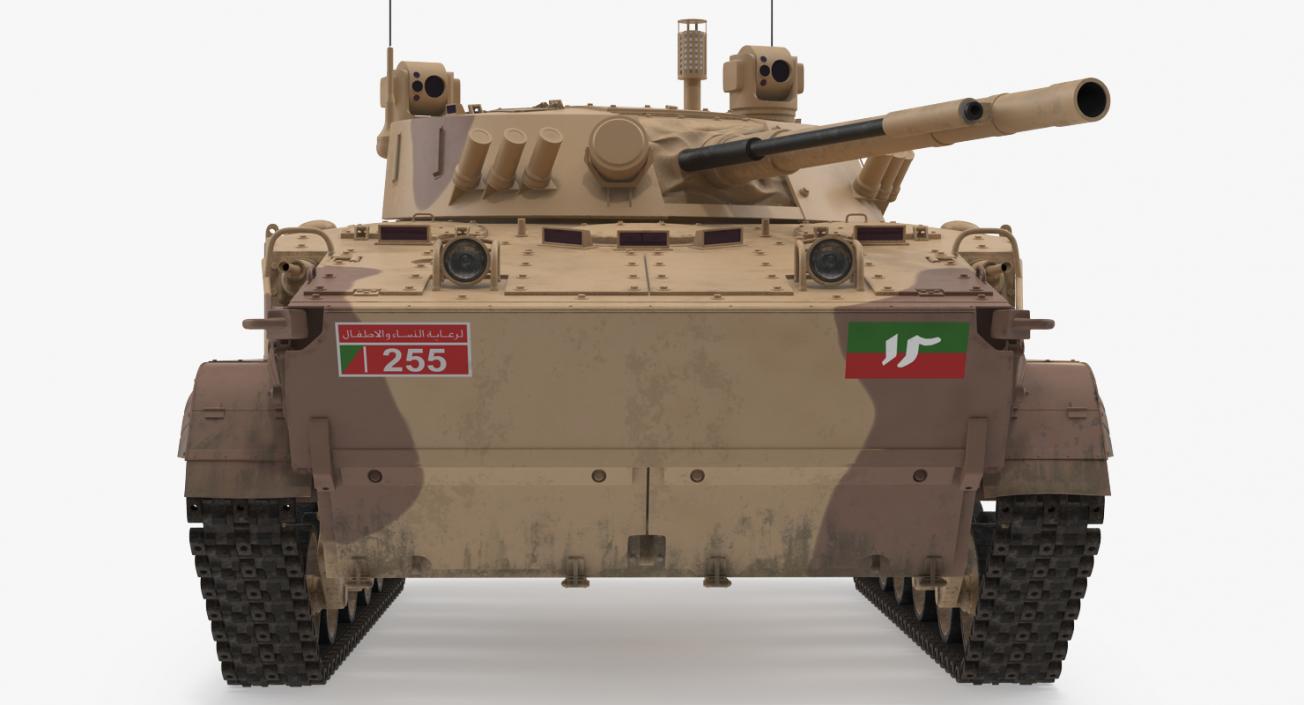 3D Light Tank BMP-3 Desert model