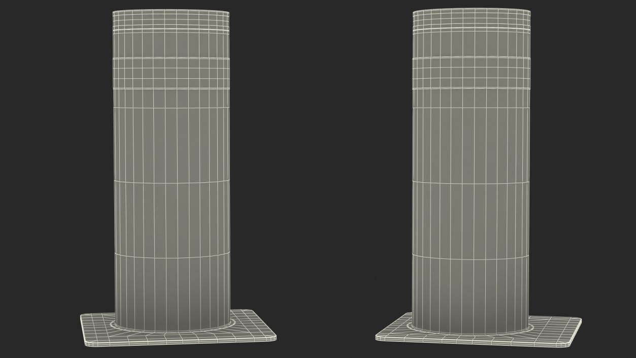 Bollards Collection 3D model