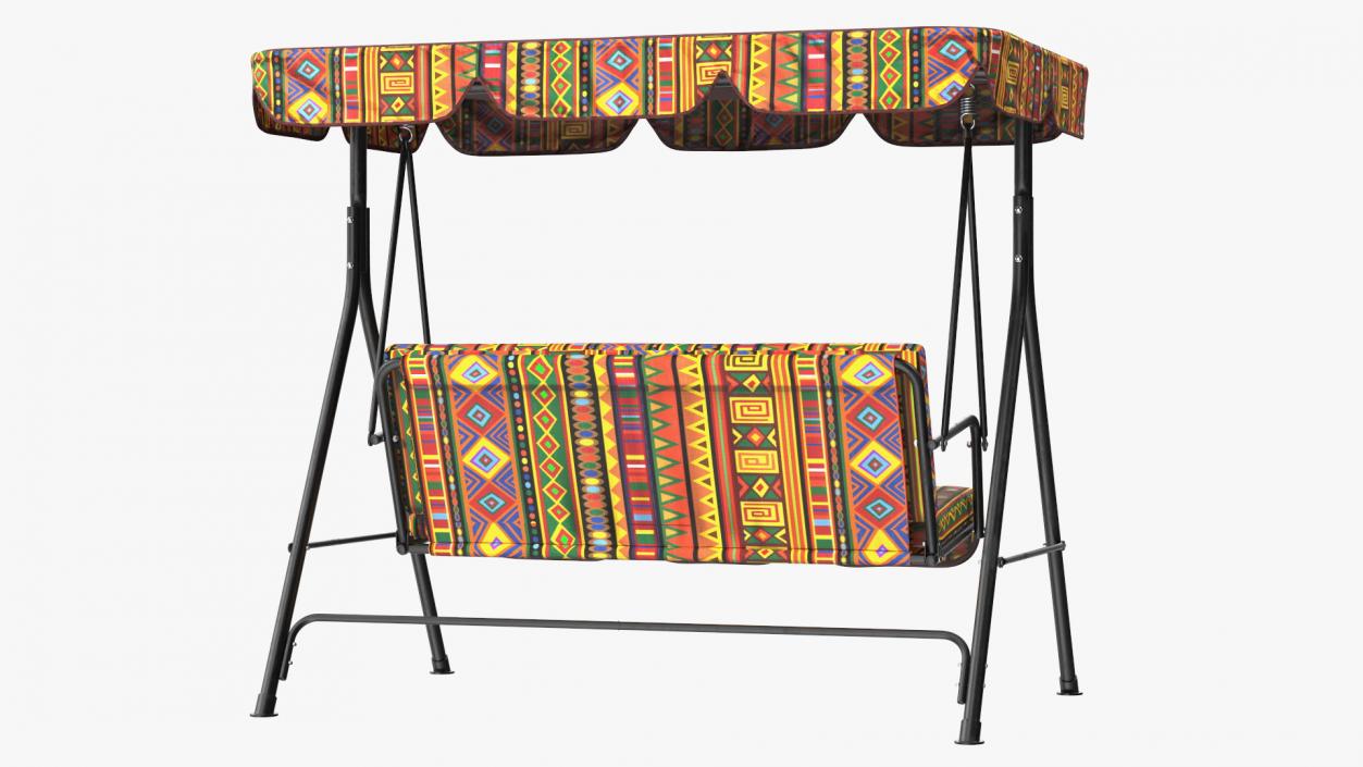 Porch Swing African 3D model