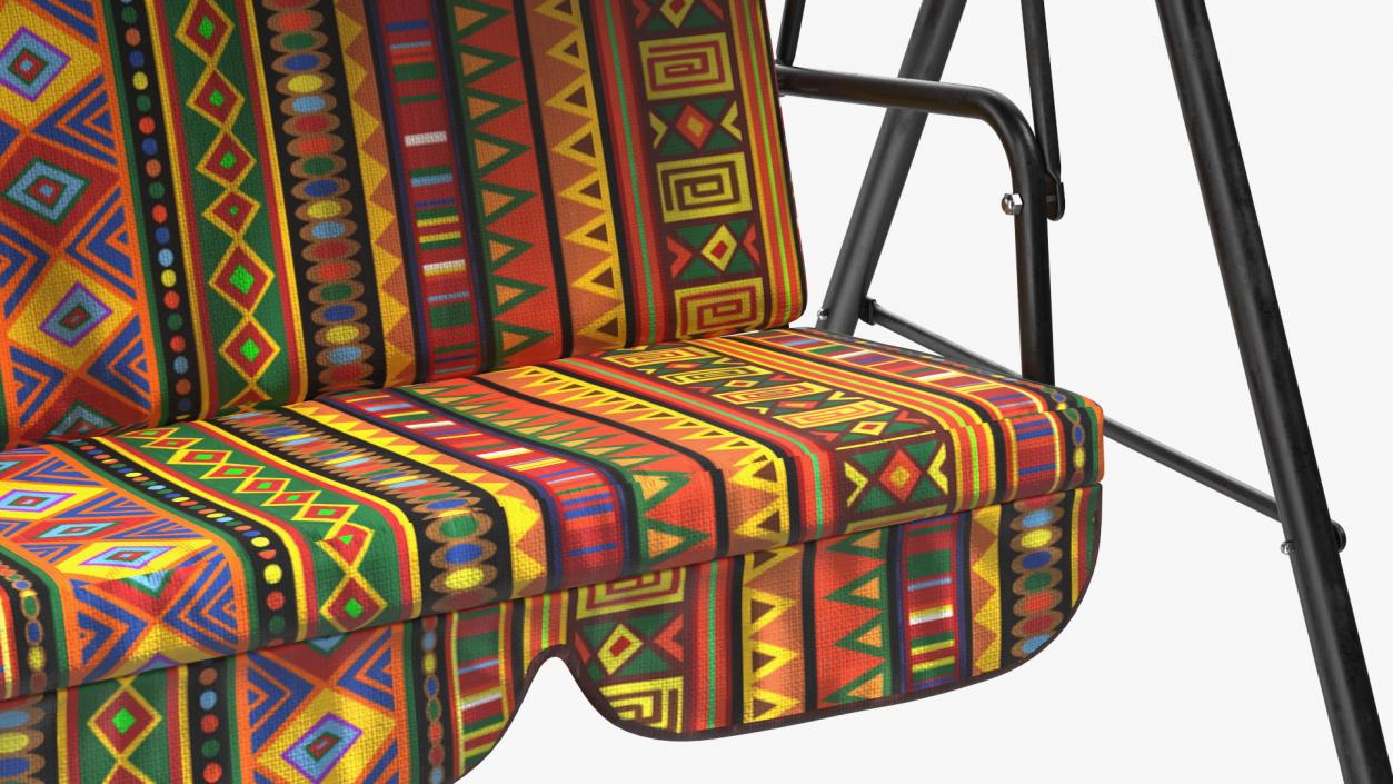 Porch Swing African 3D model