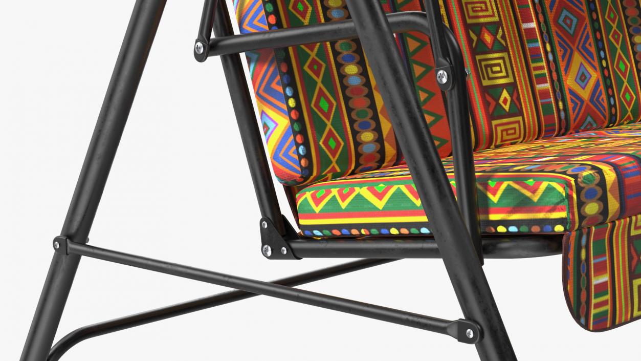 Porch Swing African 3D model