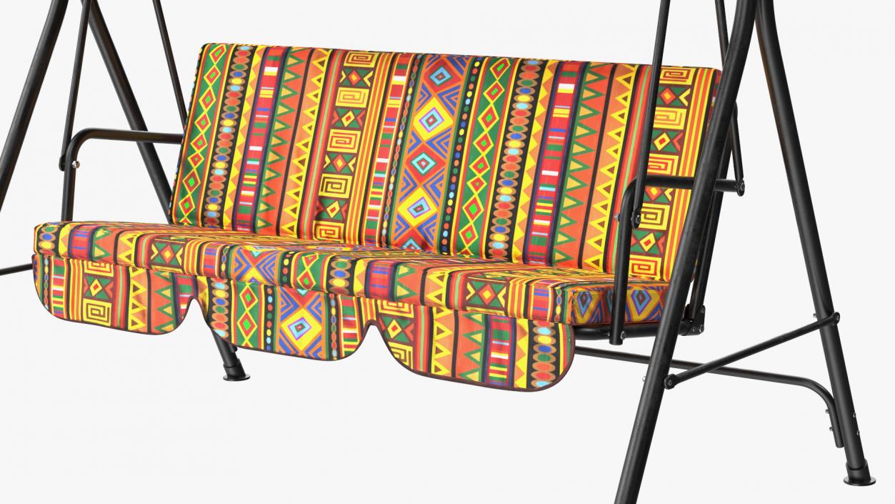 Porch Swing African 3D model