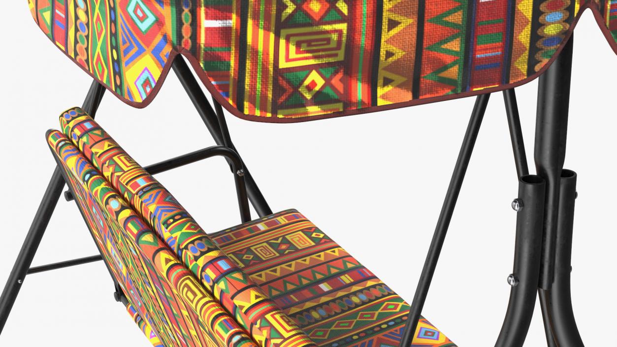 Porch Swing African 3D model