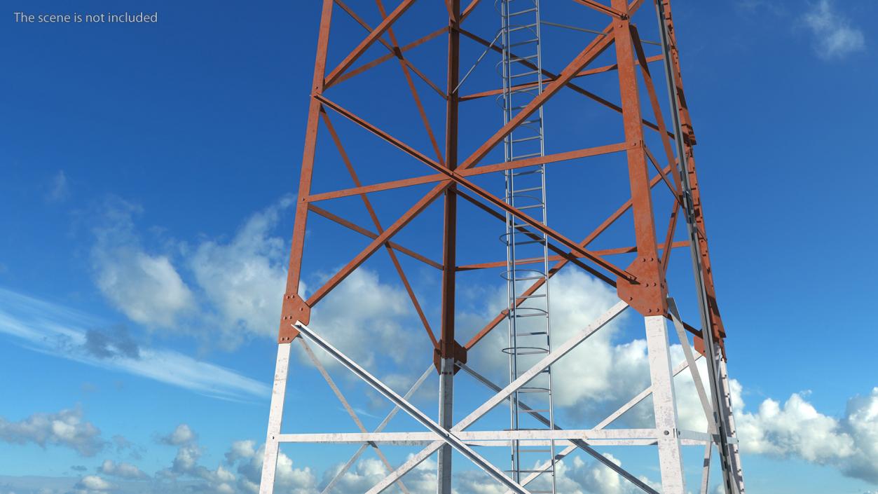 3D Cellular Communication Tower model