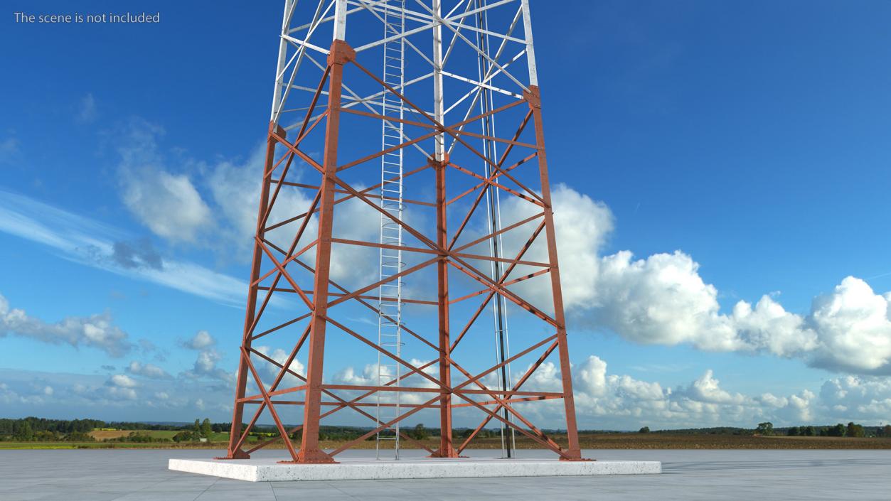 3D Cellular Communication Tower model