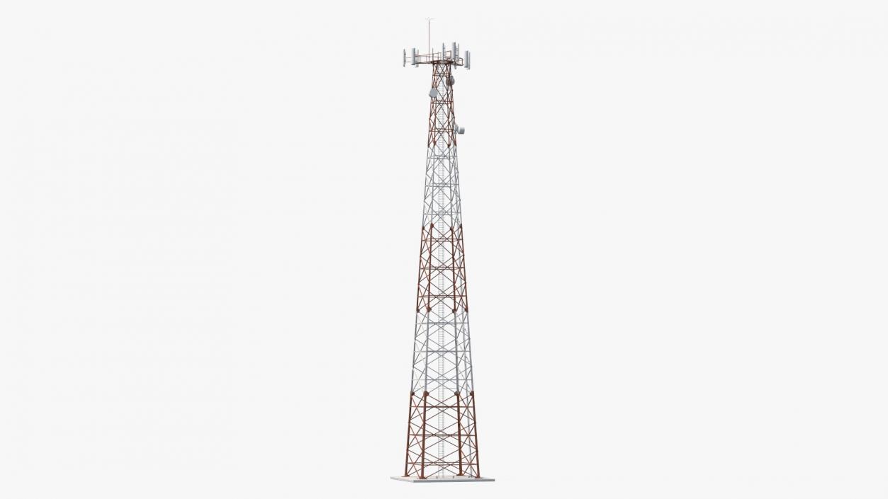 3D Cellular Communication Tower model